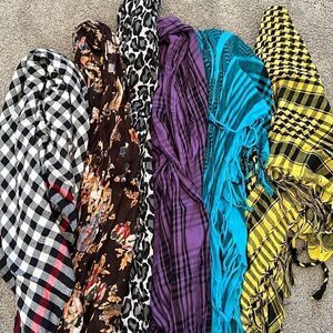 Bundle of scarves  